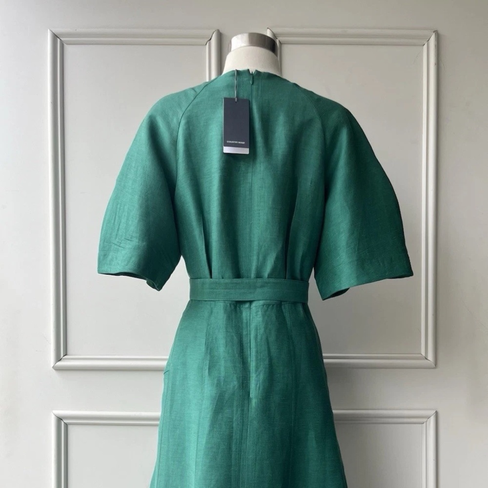 Country Road Emerald Long Sleeve Dress